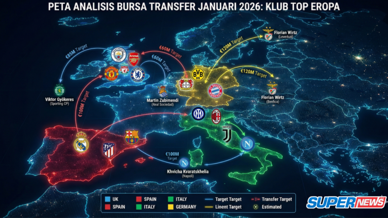Bursa Transfer Terpanas 2026 Rumor, Strategi Klub Elite, dan Dampaknya pada Kompetisi Eropa