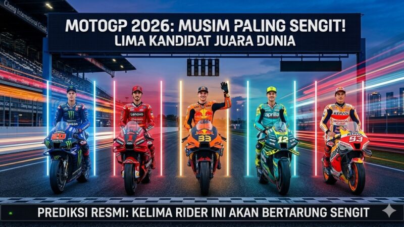 MotoGP 2026: Persaingan Ketat Menuju Gelar Juara Dunia